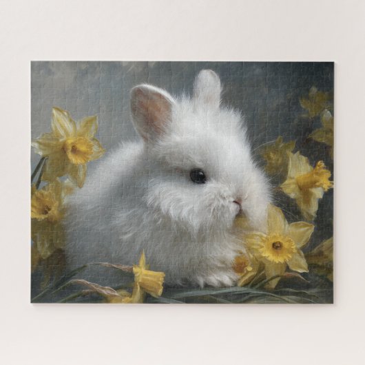 Bunny with Daffodils  Puzzle (Horizontal)