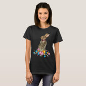 Bunny With Necktie Happy Easter Sayings Egg Cute B T-Shirt (Vorne ganz)