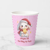 Bunny with Star Cookie Pappbecher (Vorderseite)