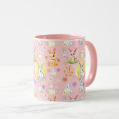 Bunny Wonderland Tasse (VorderseiteRechts)