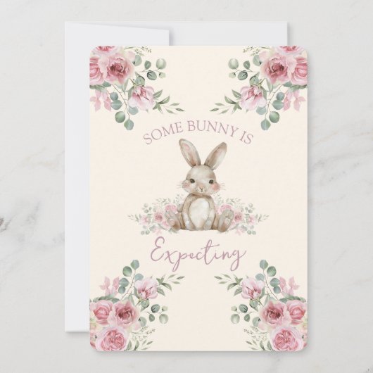 Bunny Woodland Forest Animal Water Einladung (Rückseite)