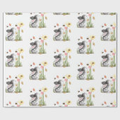 Bunny Wrapping Paper Geschenkpapier (Flach)