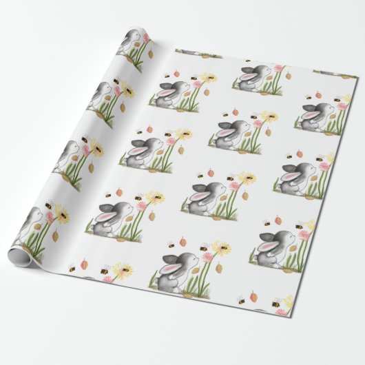 Bunny Wrapping Paper Geschenkpapier (Ungerollt)