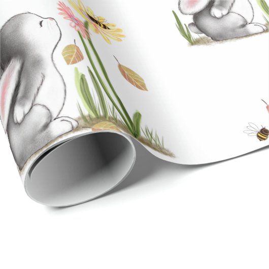 Bunny Wrapping Paper Geschenkpapier (Rolleneckpunkt)