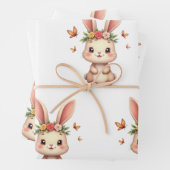 Bunny Wrapping Paper Geschenkpapier Set (Beispiel)