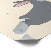 Bunny Yoga Poster (Ecke)