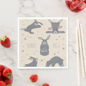 Bunny Yoga Serviette (Beispiel)