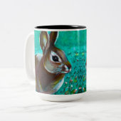 Bunny Zweifarbige Tasse (Vorderseite Links)