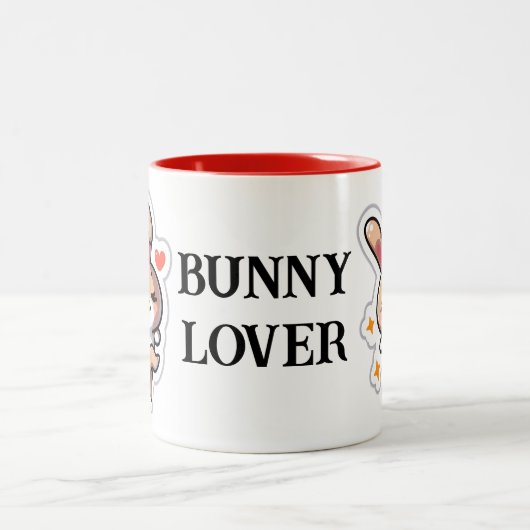 Bunny Zweifarbige Tasse (Mittel)