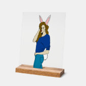 Bunnygirl Acrylschild (Winkel)