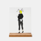 Bunnygirl Acrylschild (Vorderseite)