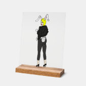 Bunnygirl Acrylschild (Winkel)
