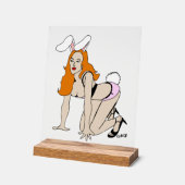 Bunnygirl Acrylschild (Winkel)