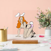 Bunnygirl Acrylschild (Hochzeit)