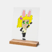 Bunnygirl chibi acrylschild (Winkel)
