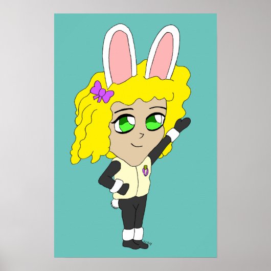 Bunnygirl chibi poster (Vorne)