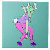 Bunnygirl Fliese (Vorderseite)