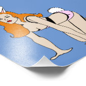 Bunnygirl Fotodruck (Ecke)