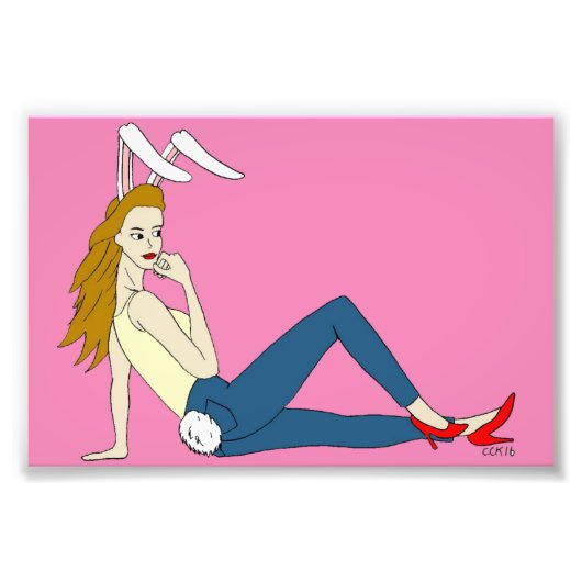 Bunnygirl Fotodruck (Vorne)