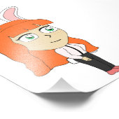 Bunnygirl Fotodruck (Ecke)