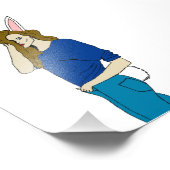 Bunnygirl Fotodruck (Ecke)