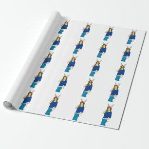 Bunnygirl Geschenkpapier