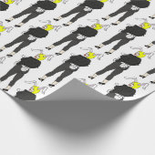 Bunnygirl Geschenkpapier (Ecke)