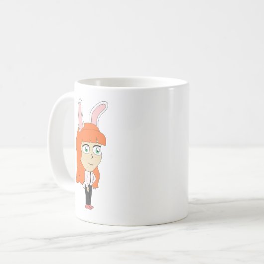 Bunnygirl Kaffeetasse (Vorderseite Links)