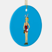 Bunnygirl Keramik Ornament (Rechts)