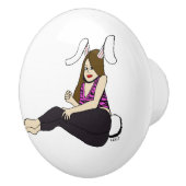 Bunnygirl Keramikknauf (Rechts)