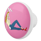 Bunnygirl Keramikknauf (Rechts)