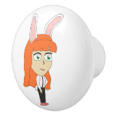 Bunnygirl Keramikknauf (Rechts)