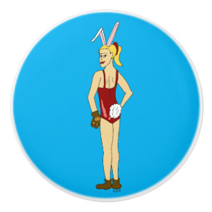 Bunnygirl Keramikknauf