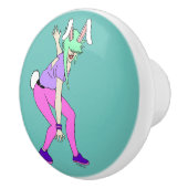 Bunnygirl Keramikknauf (Rechts)