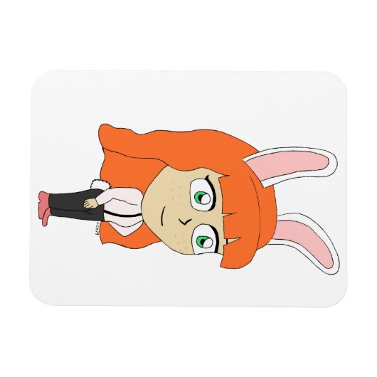 Bunnygirl Magnet (Horizontal)