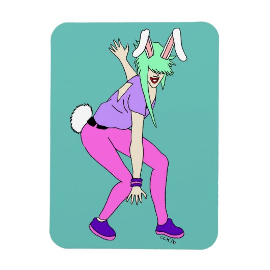 Bunnygirl Magnet (Vertikal)