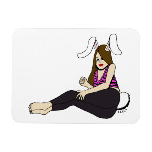 Bunnygirl Magnet