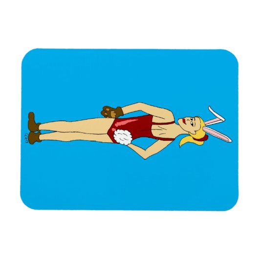 Bunnygirl Magnet (Horizontal)