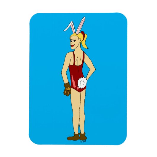 Bunnygirl Magnet (Vertikal)