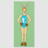 Bunnygirl Magnetkarte (Vorderseite)