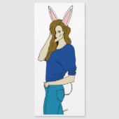 Bunnygirl Magnetkarte (Vorderseite)