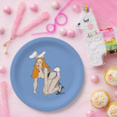 Bunnygirl Pappteller (Party)