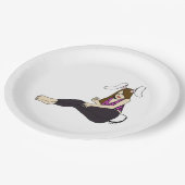 Bunnygirl Pappteller (Schrägansicht)