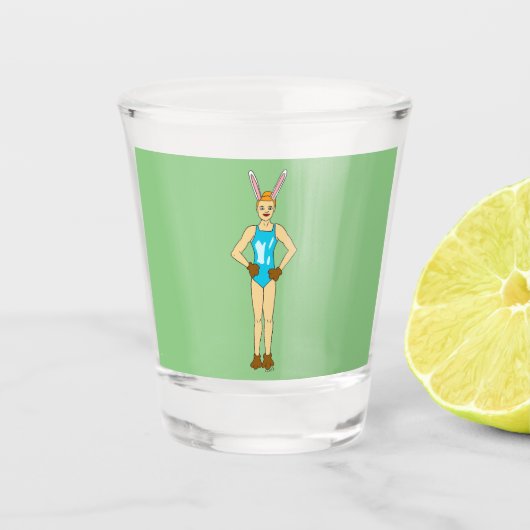 Bunnygirl Schnapsglas (Vorderseite)
