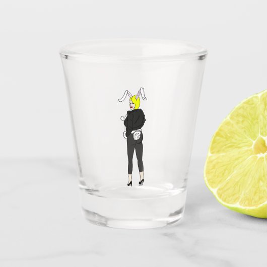 Bunnygirl Schnapsglas (Vorderseite)