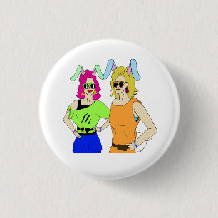 Bunnygirls Button
