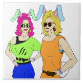 Bunnygirls Fliese (Vorderseite)