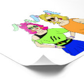 Bunnygirls Fotodruck (Ecke)