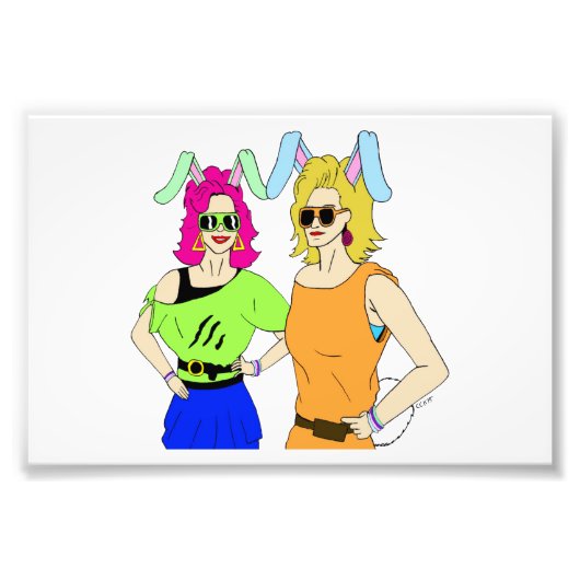 Bunnygirls Fotodruck (Vorne)