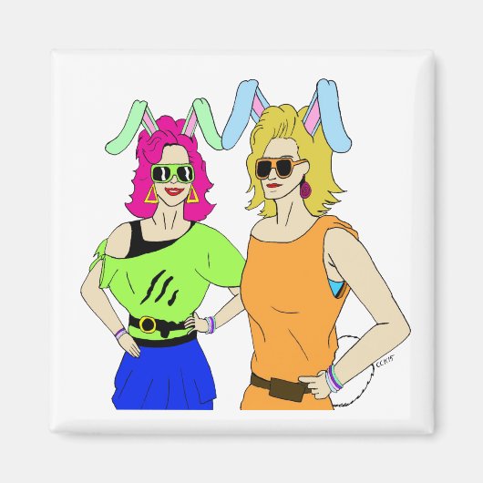 Bunnygirls Magnet (Vorne)